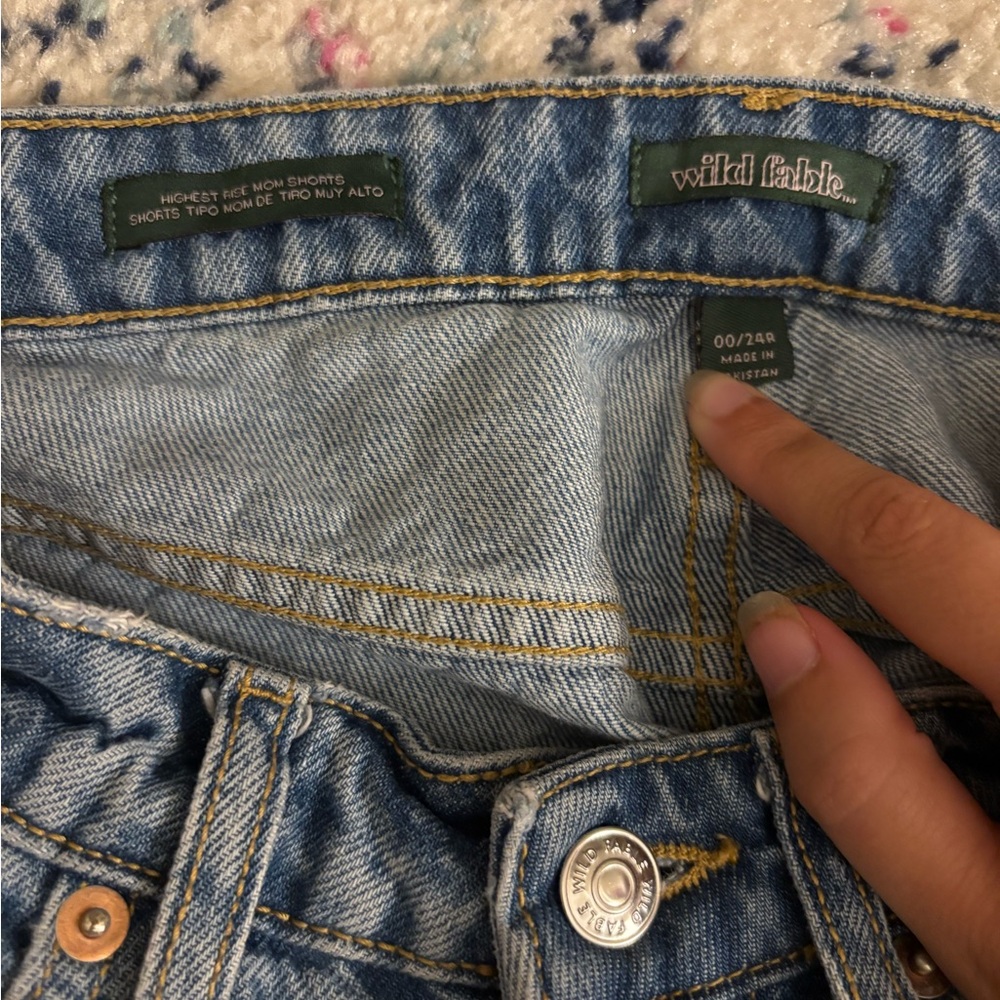 Wild Fable Happy Blue Jean Shorts - Picture 3 of 4